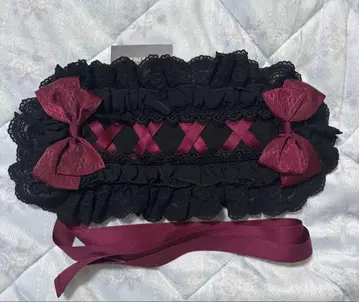 ATELIER PIERROT 침대 드레스 빨강 검정