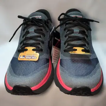 SKECHERS SKX 슬립인 스니커즈 그레이/핑크
