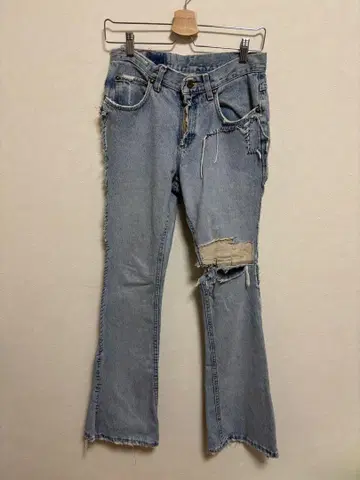cd1974 dallas flared back stich jeans