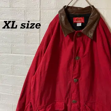 말보로 커버올 자켓 천연 가죽 사용