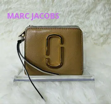 MARC JACOBS 마크제이콥스 접이식 지갑 베이지&그린