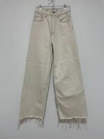 PUBLIC TOKYO PUBLICDENIM 화이트 와이드 데님