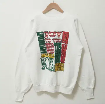 90s USA제 빈티지 맨투맨 L 20/20 화이트 P205