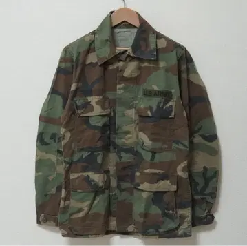 90s 밀리터리 필드 자켓 M 카모플라쥬 U.S.ARMY P604