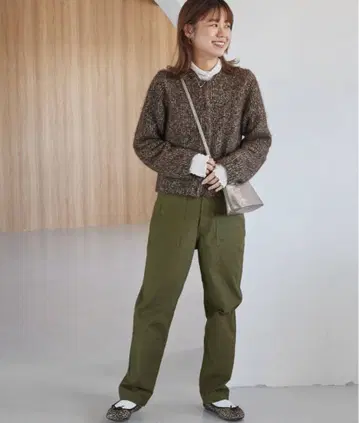 베이커 팬츠 카키 38