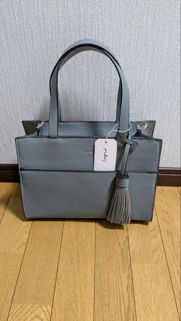 그레이 태슬 숄더백