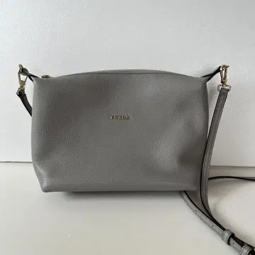 FURLA 그레이 가죽 숄더백 새상품급