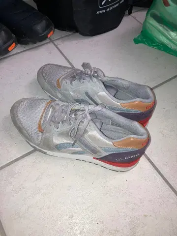 스니커즈 그레이/오렌지/네이비 reebok GL6000