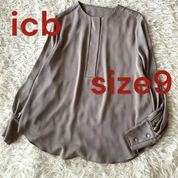 icb 아이씨비 드레이프감 블라우스 그레이 M