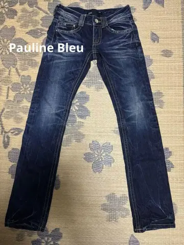 폴린 브로 다크 블루 스트레이트 데님 24