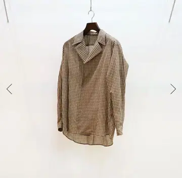AIRY LIGHT COTTON CHECK P/O SHIRT 4