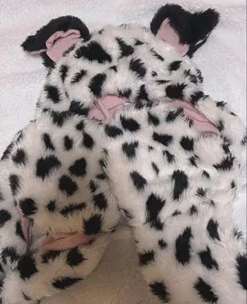101마리 강아지 팬캡 장갑 포함 머플러 모자