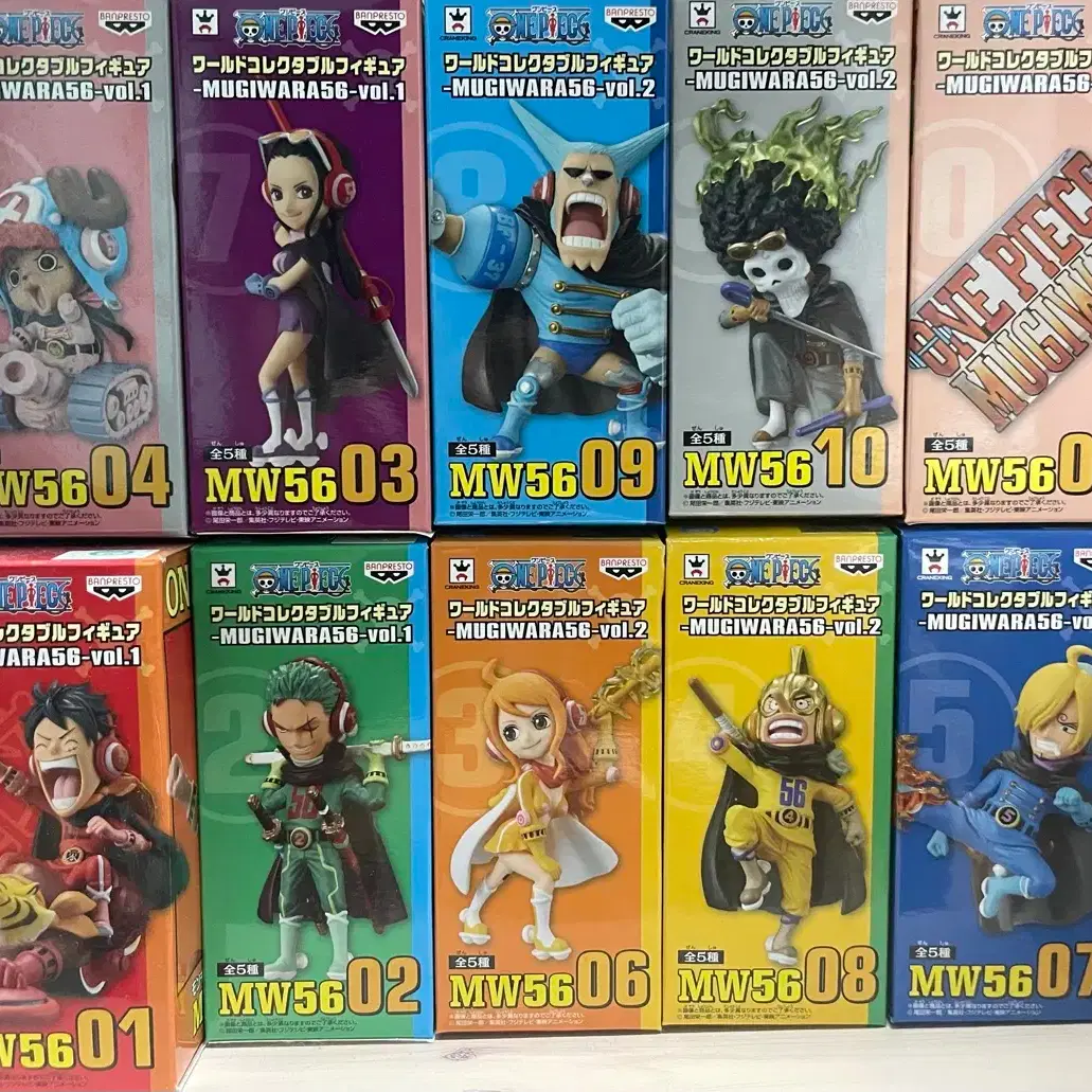 MUGIWARA56 ワンピース コレクタブルフィギュア MUGIWARA56 Vol.2 全5