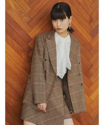 릴리 브라운 LILYBROWN 셋업 브라운