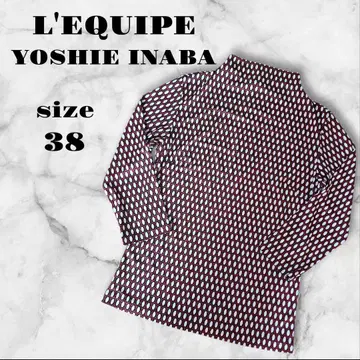 YOSHIE INABA 긴팔 티셔츠 상의 일본제 사이즈 38