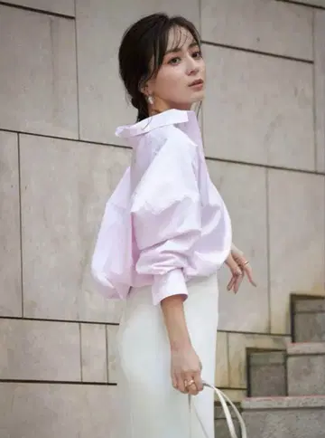 anuans 스탠다드 셔츠 (PINK)