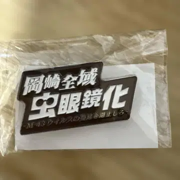 돋보기형 핀 배지 미사용