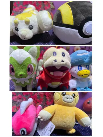 포켓몬 센터 봉제 인형 7개 묶음 판매 세트