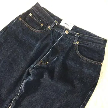 YAECA 야에카 9-14W 와이드 테이퍼드 데님 팬츠 30 다크 네이비