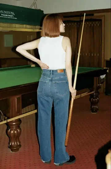 e/s emma sly HW STRAIGHT FLARE PT-C 데님