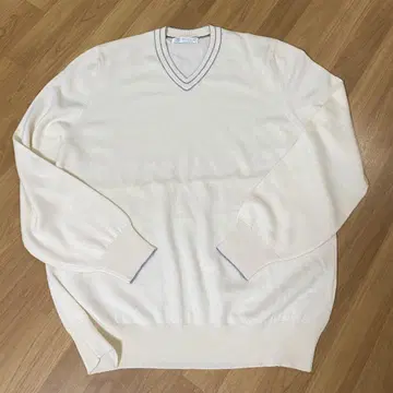 새상품급 BRUNELLO CUCINELLI 캐시미어 V넥 스웨터