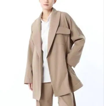 [ 새상품급 ] Zucca 주카 울 스트레치 트윌 가디건 워셔블
