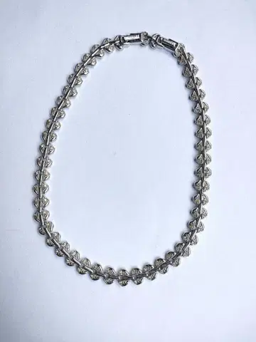 니나리치 목걸이 실버계 크리스탈