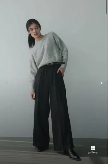 foufou 울라이크 와이드 팬츠