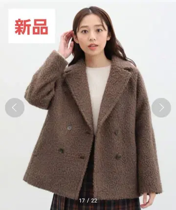 [ 새상품 ] 포코포코 P 코트 브라운