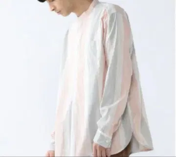 히코리 풀오버 밴드 카라 셔츠 남성용 M