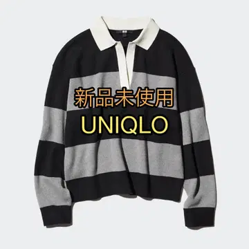 시착만 한 상품 UNIQLO 유니클로/스무스 코튼 릴랙스 폴로 스웨터