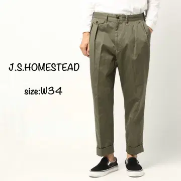 J.S.HOMESTEAD 헤비 웨폰 2턱 오피서 크롭드