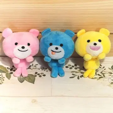부르봉 프티 곰 3형제 봉제 인형 춋코린 프티 삐요코루