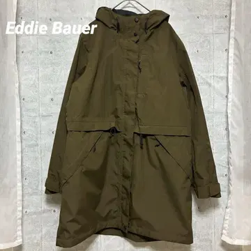 [ Eddie Bauer ] 올리브 weather edeg 롱 코트