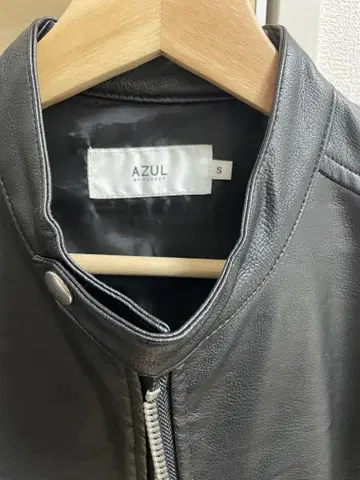 AZUL 블랙 가죽 자켓 S