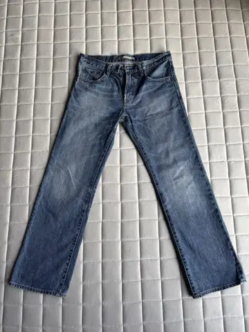 GAP 슈퍼 배기 데님 미디엄 인디고 w32
