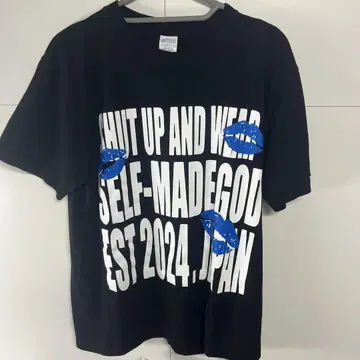 블랙 T셔츠 M사이즈 자기표현