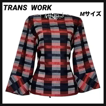 [ 미사용품 ] TRANS WORK 블라우스 리본 MANTECO 삼양상회