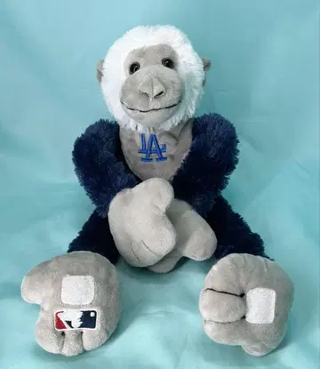 로스앤젤레스 다저스 래리몽키 봉제 인형 MLB 다저스