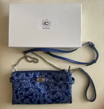 새상품급 COCCO FIORE 코코 피오레 숄더백 장미