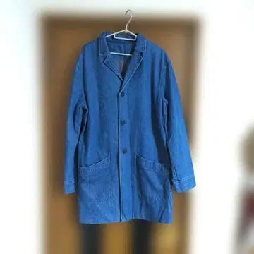 AZUL 데님 블루 롱 기장 자켓