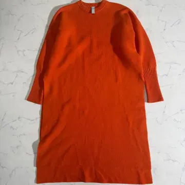 새상품급 CFCL 울 사이드 슬릿 니트 원피스 M