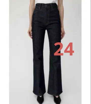 moussy MVS FLARE 플레어 데님 팬츠 24 원 워시