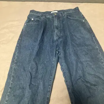 WYM 다크 블루 스트레이트 청바지
