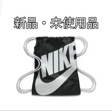 미사용 새상품 NIKE 나이키 냅색 냅 자크 헬스장 가방 블랙 화이트