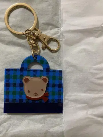 [ 완판템 ] 파미리아 데님 백 모양 참 그린 귀여운 키링
