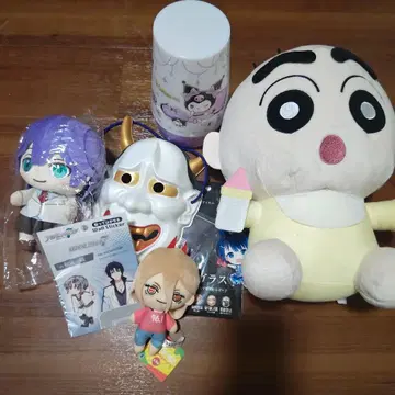 여러 가지 봉제 인형 세트