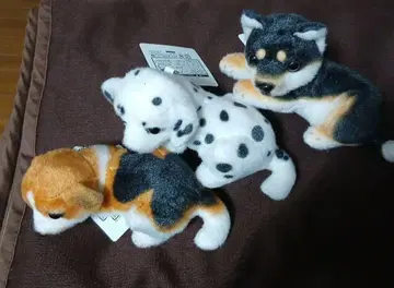 리얼 애니멀 강아지 엎드린 마스코트