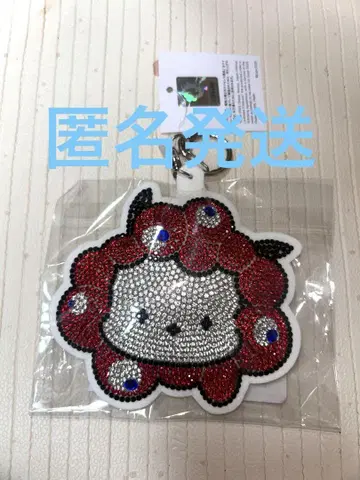 오사카 간사이 만박 산리오 미야쿠미야쿠 x 포차코 키라키라 가죽 키링