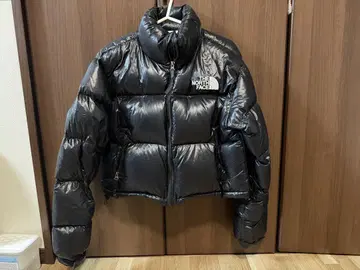 THE NORTH FACE 크롭 다운 자켓 블랙